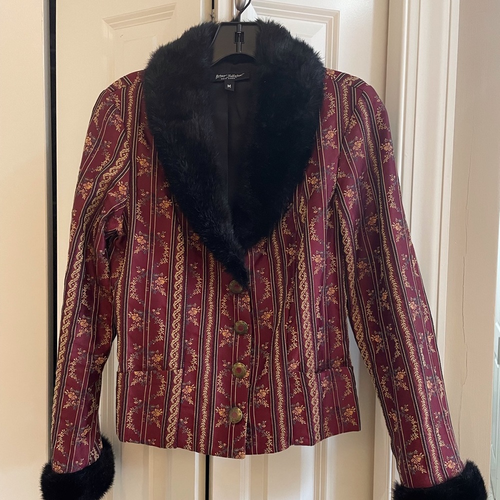 Betsey Johnson New York short jacket.